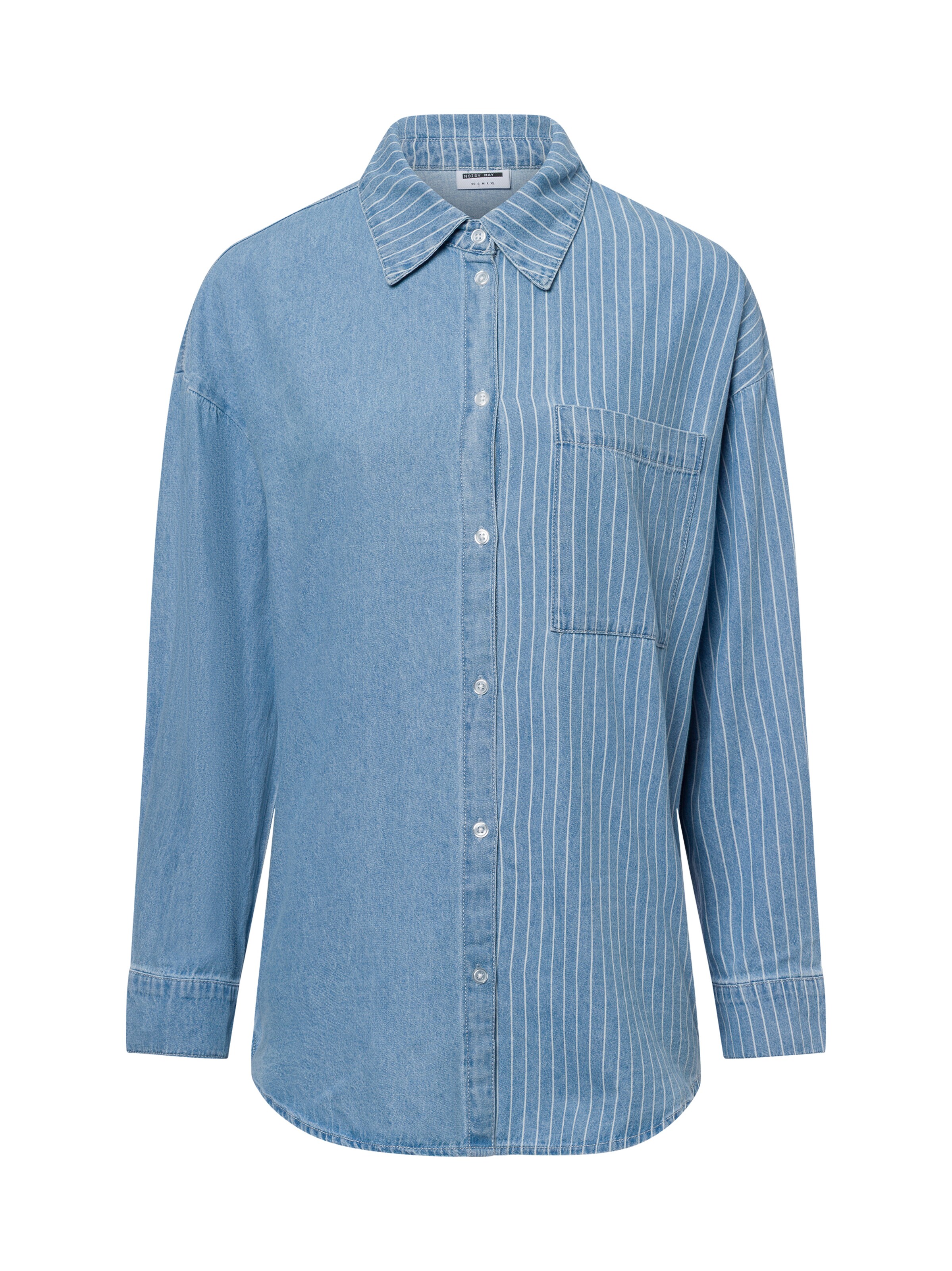 Noisy may Blouse ' NMKatri ' in Blue: front