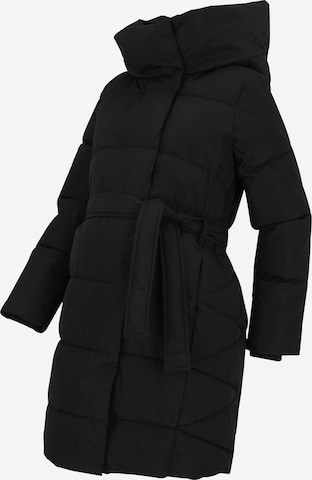 Vero Moda Maternity Pitkä talvitakki värissä musta: etupuoli