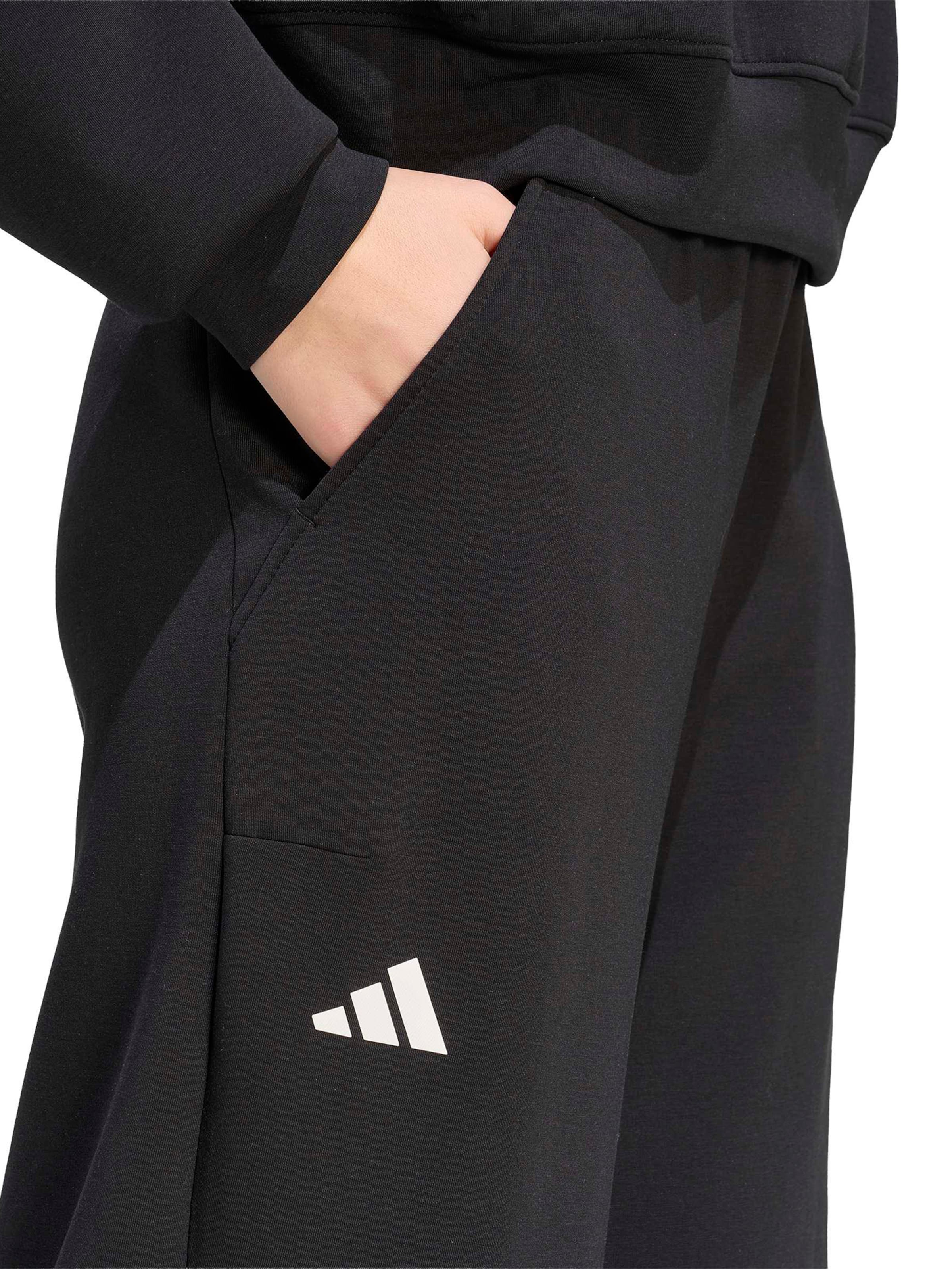 ADIDAS PERFORMANCE Loosefit Sporthose 'COVER UP' in Schwarz