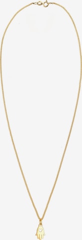ELLI PREMIUM Necklace 'Hamsa Hand' in Gold: front