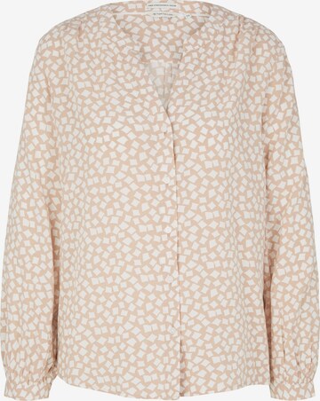 TOM TAILOR Blus i beige: framsida