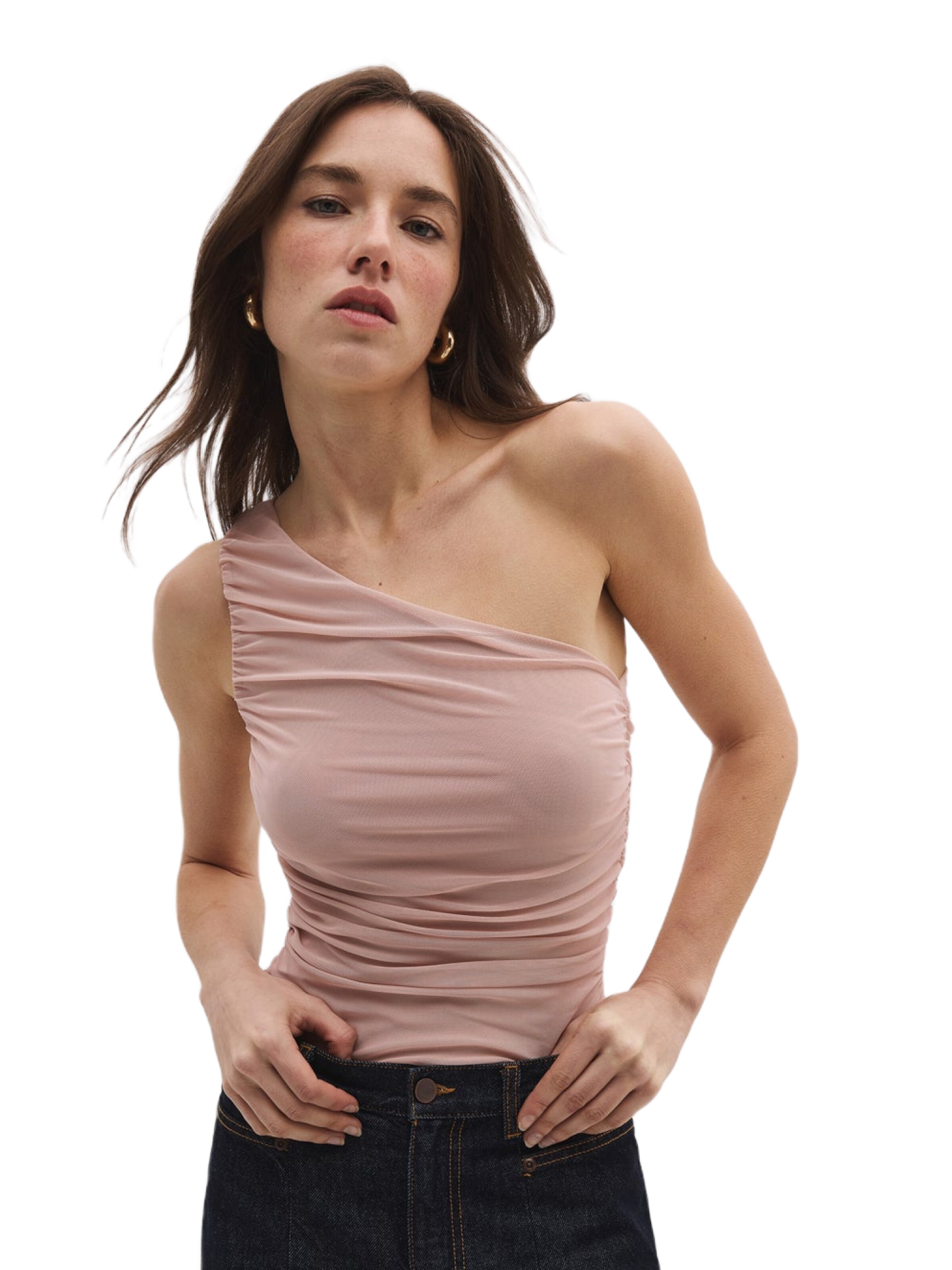 No Matter What Shirt body in Roze: voorkant