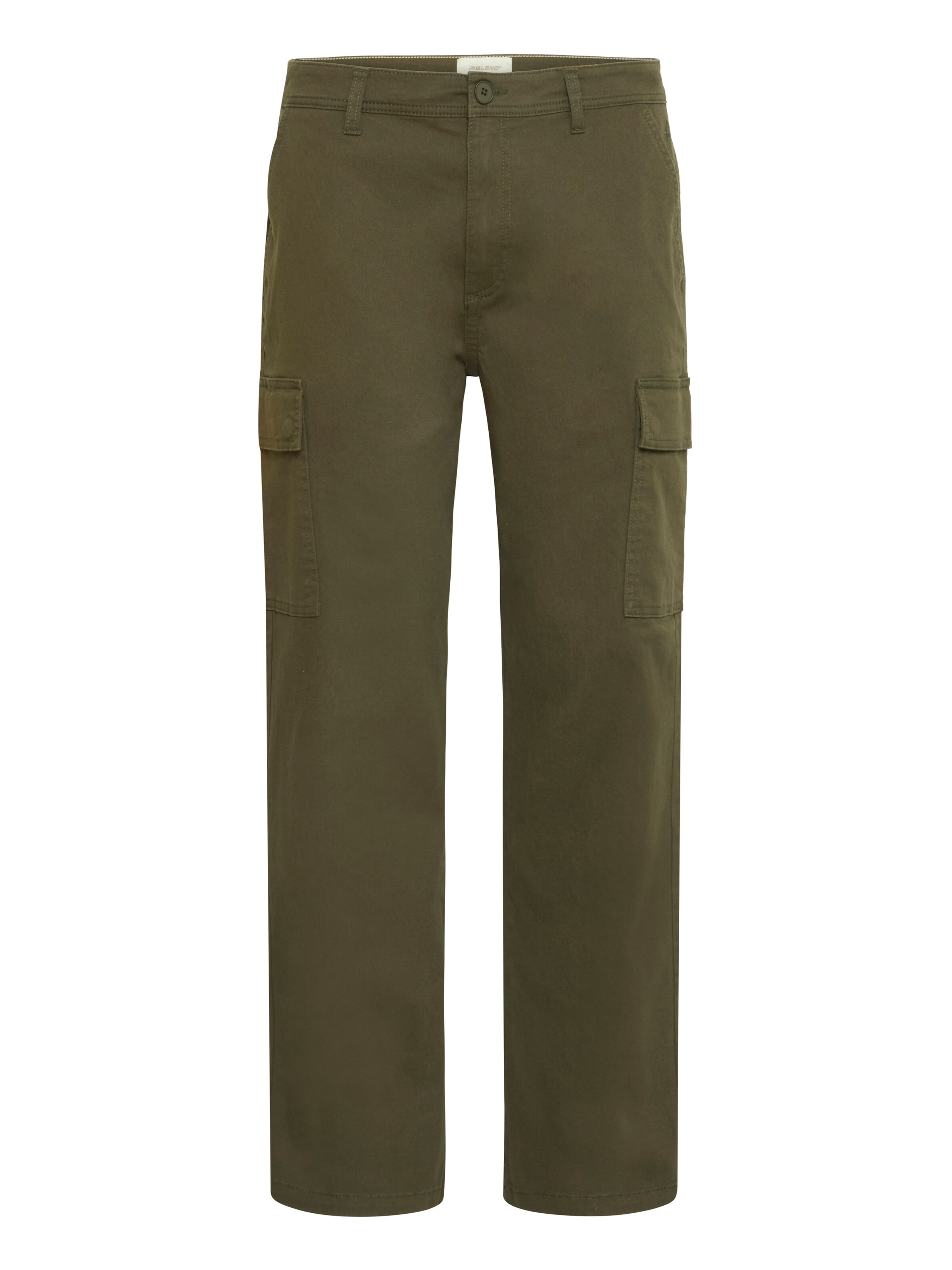 Pantalon cargo 'BHNatan' BLEND en vert : devant