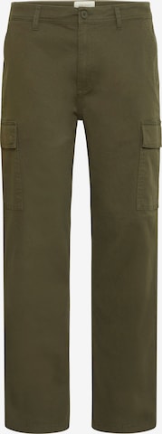 BLEND Regular Cargo trousers 'BHNatan' in Green: front