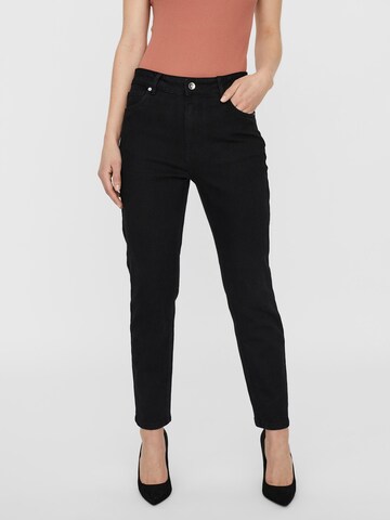 Coupe slim Jean 'Brenda' VERO MODA en noir : devant