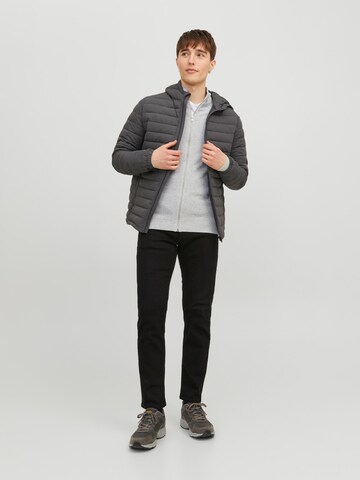 JACK & JONES Knit Cardigan 'Hill' in Grey