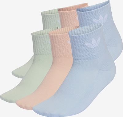 ADIDAS ORIGINALS Čarape 'Mid Ankle 6 Pairs' u pastelno plava / menta / roza, Pregled proizvoda