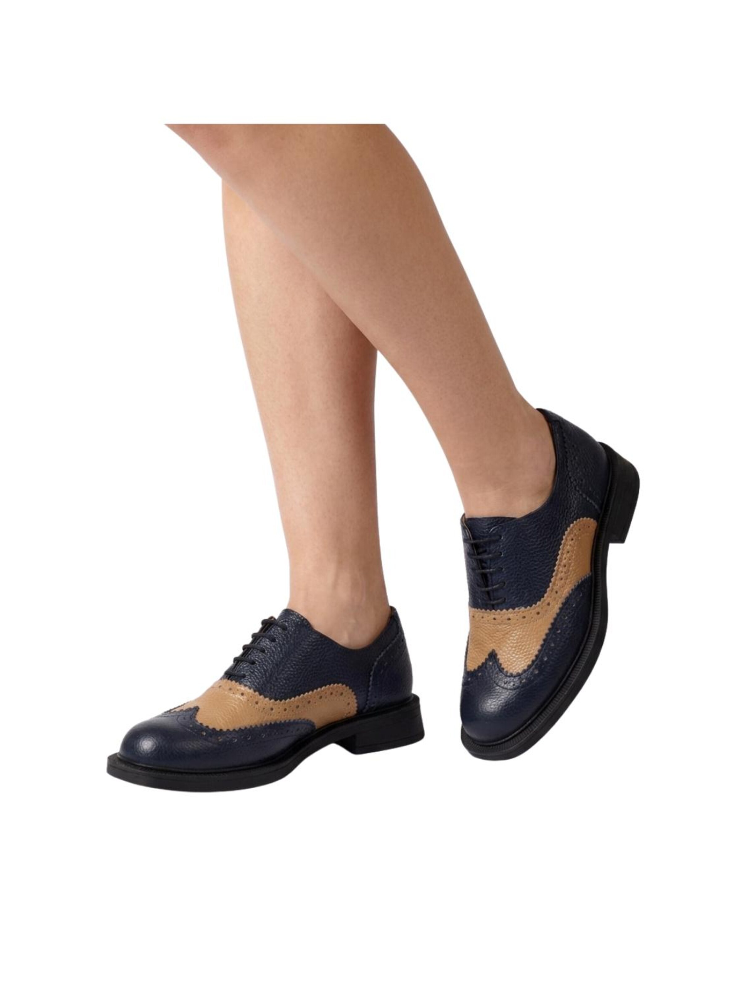 Flarelle Lace-up shoe 'Nivera' in Beige