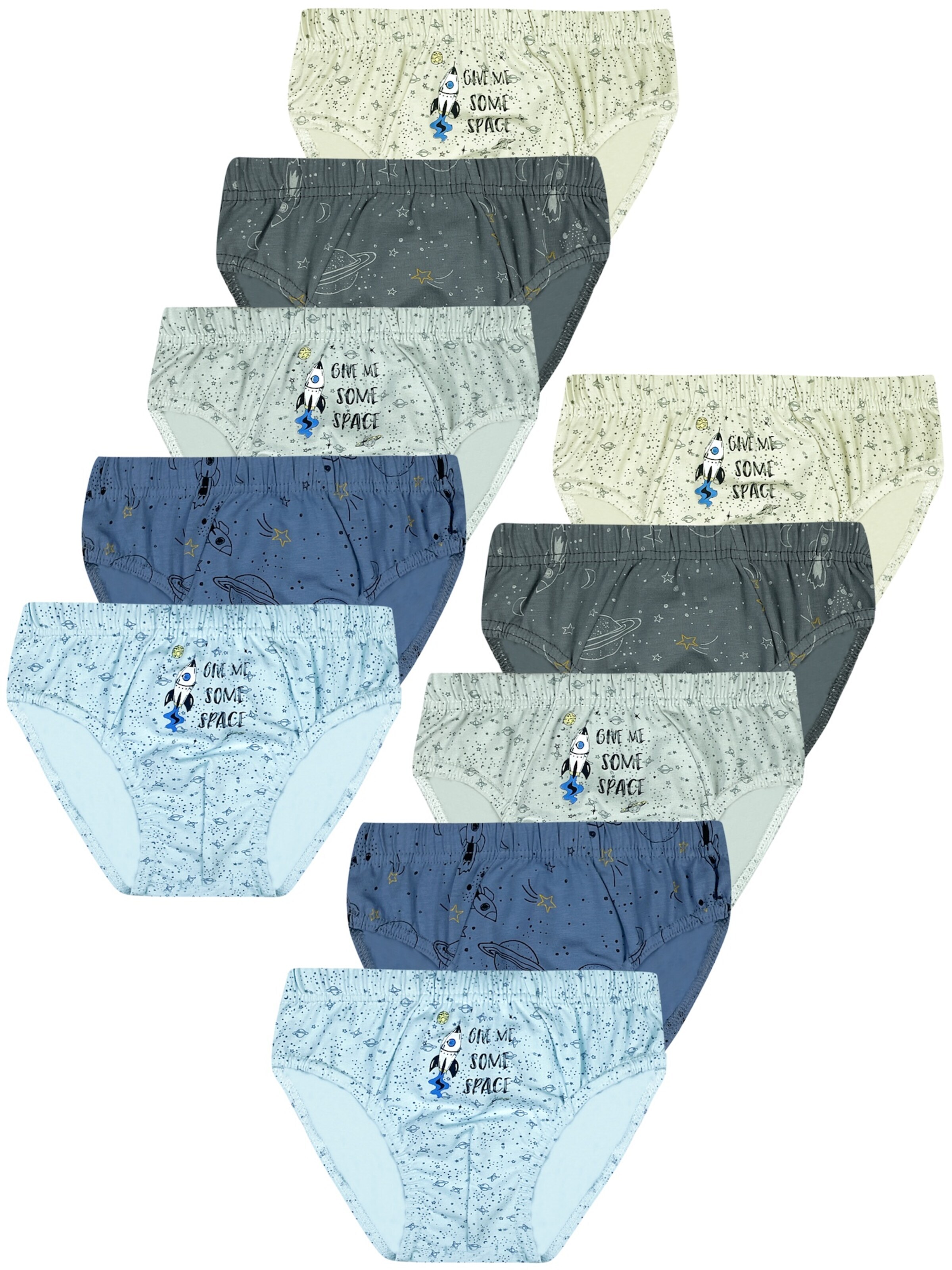 LOREZA - Calzoncillo 'Jungen Slips Space' en Mezcla de colores: frente