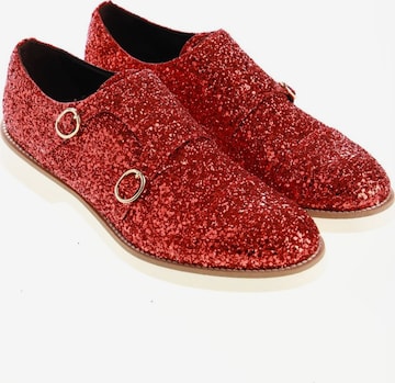 Doucal's Flats & Loafers in 38 in Red: front