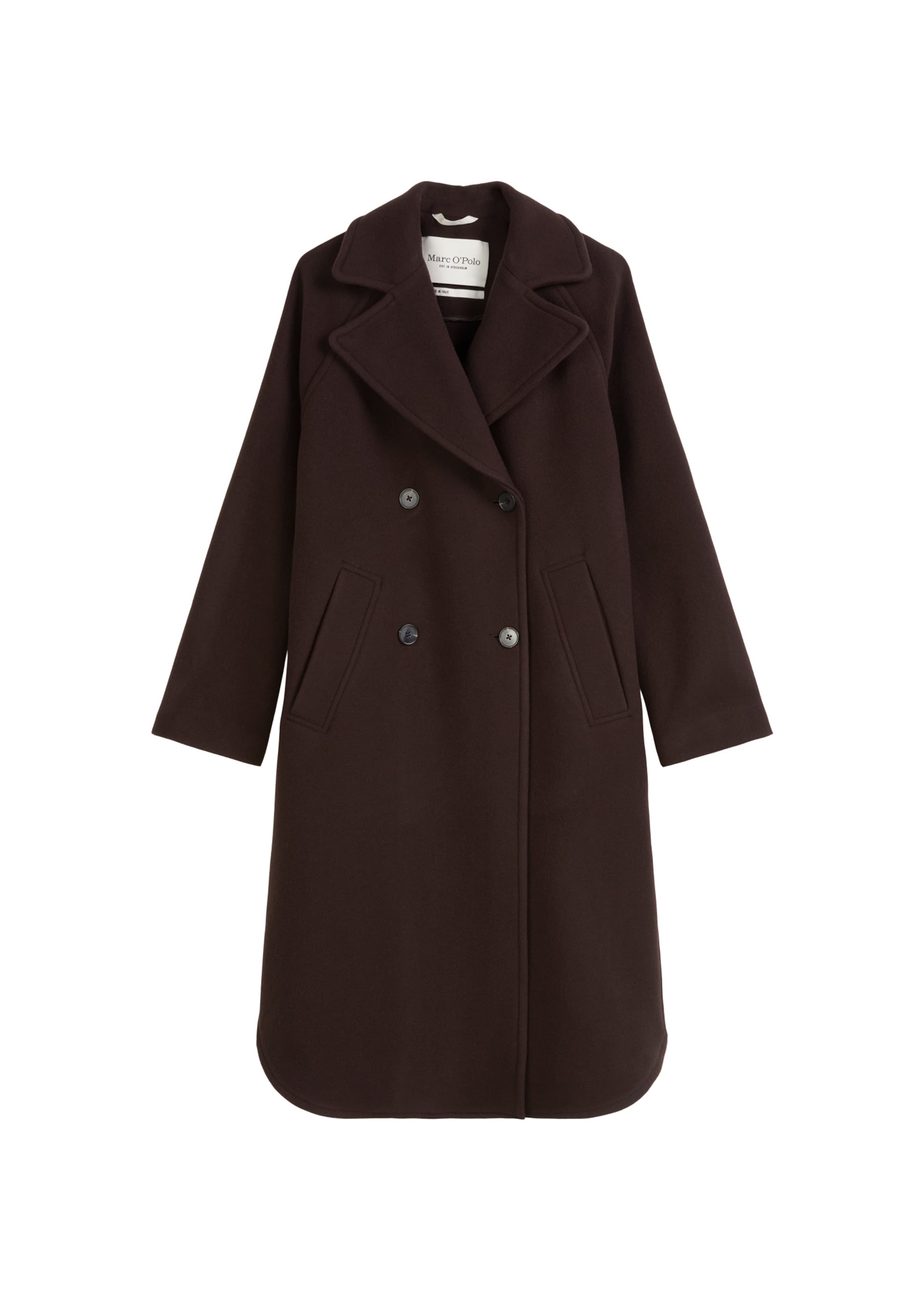 Marc O'Polo Mantel in Dunkelbraun ABOUT YOU