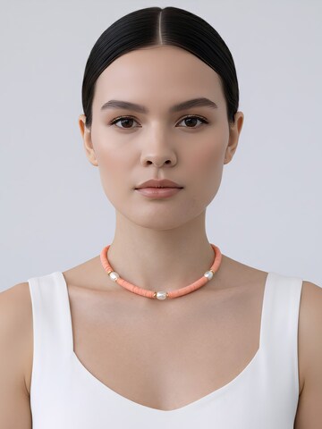 Secret Stones Necklace 'Aura' in Orange
