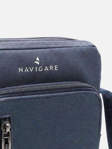 Borsa a tracolla 'Borsa a Tracolla Uomo Navigare Poliestere Zip' di Navigare in blu