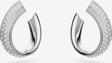 Swarovski - Brincos em prata: frente