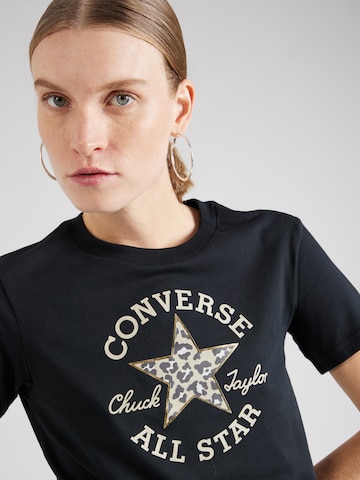 CONVERSE T-shirt 'CHUCK TAYLOR' i svart