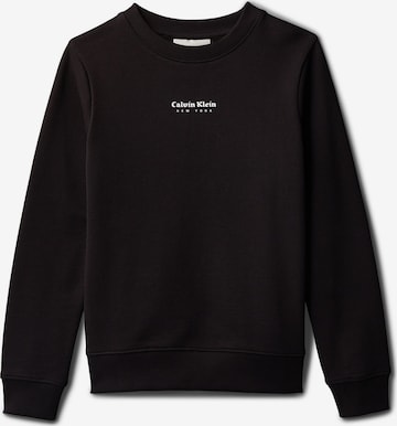 Calvin Klein Jeans Sweatshirt in Schwarz: Vorderseite