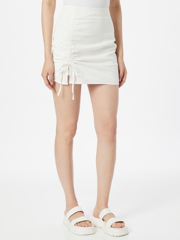 Gina Tricot Skirt 'Melina' in White: front