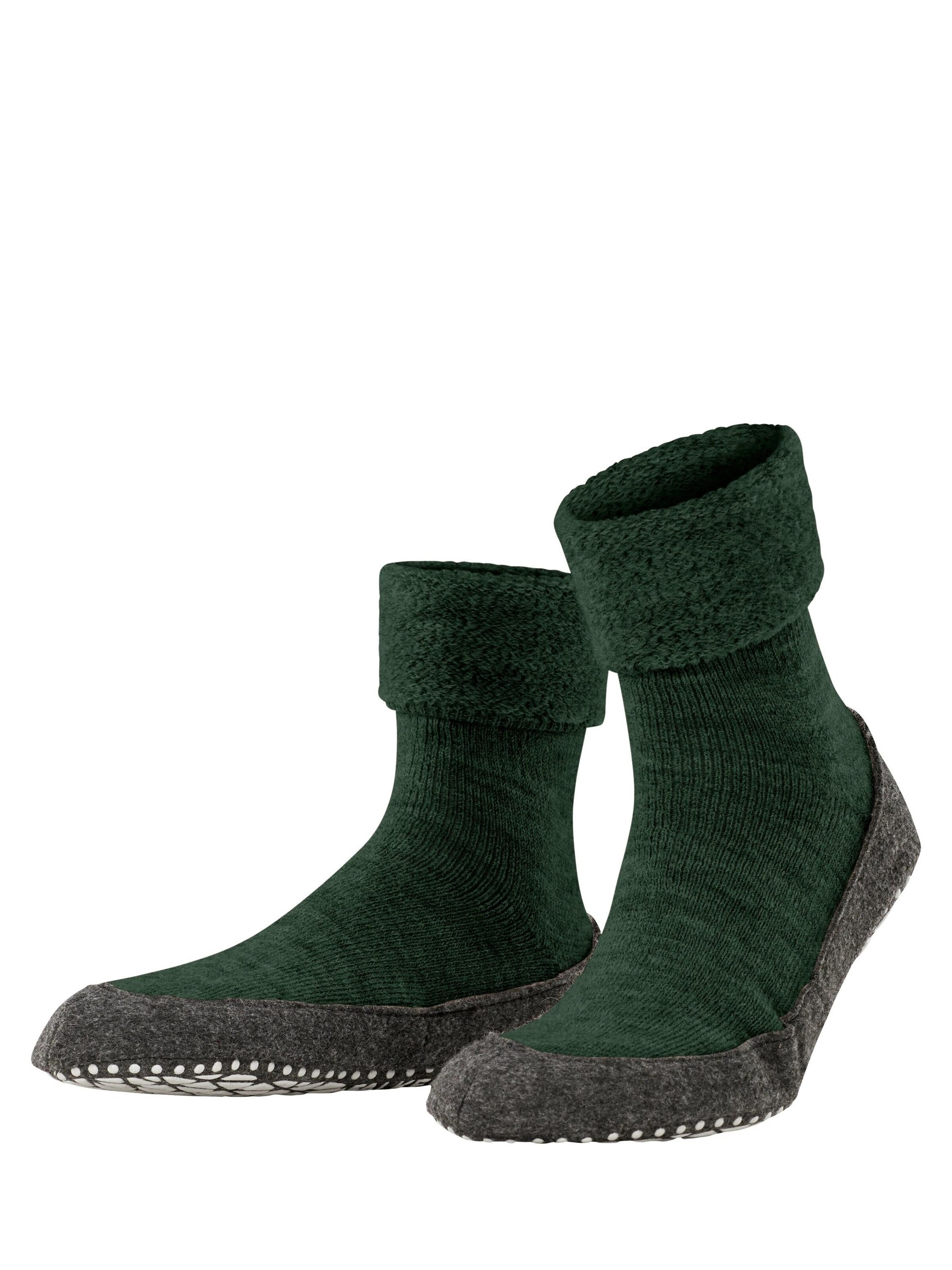 Pantoufle FALKE en vert : devant