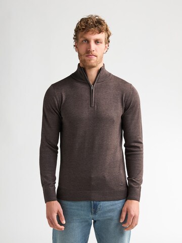 PETROL INDUSTRIES MEN Sweater 'M-ROS-KWC202' in Brown