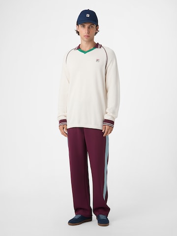 Loosefit Pantaloni 'Como' di FILA in rosso