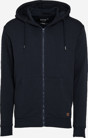 INDICODE JEANS Zip-Up Hoodie 'Walton' in Blue: front