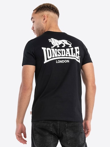 LONSDALE Shirt 'WHITENESS' in Zwart