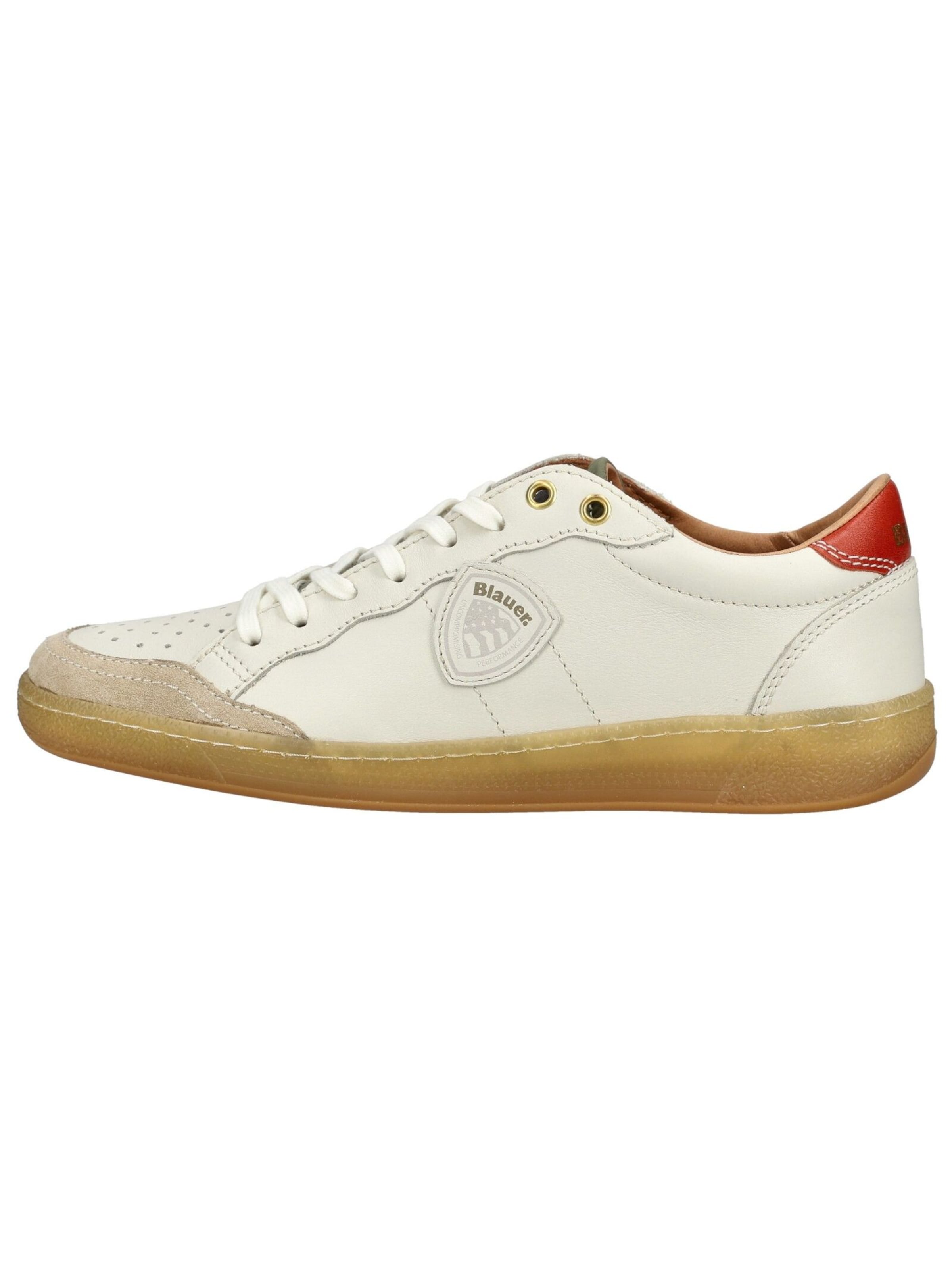 Baskets basses Blauer.USA en blanc