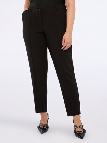 Regular Pantalon Fiorella Rubino en noir