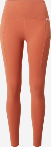 RVCA - Skinny Pantalón deportivo en marrón: frente