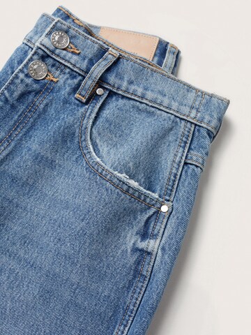 MANGO Tapered Jeans 'Aimee' in Blue