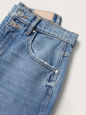 MANGO Tapered Jeans 'Aimee' in Blue