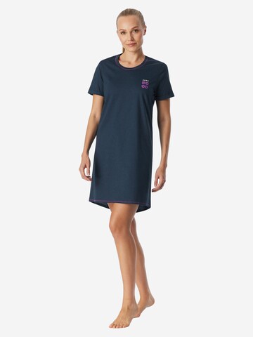 SCHIESSER Nachthemd 'Casual Essentials'‌‌‌‌‌‌ in Blau