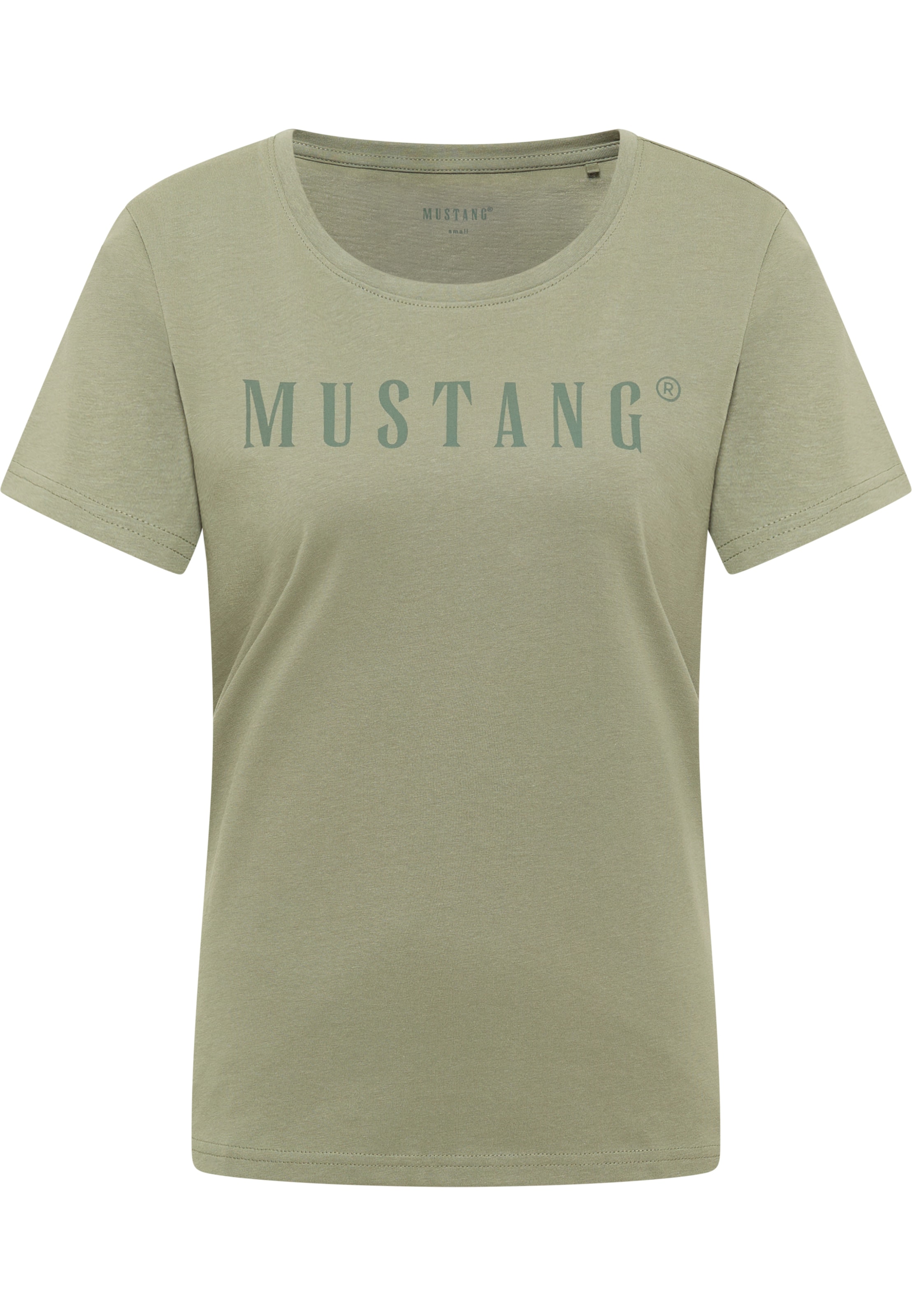 MUSTANG Shirt in Grün: Vorderseite