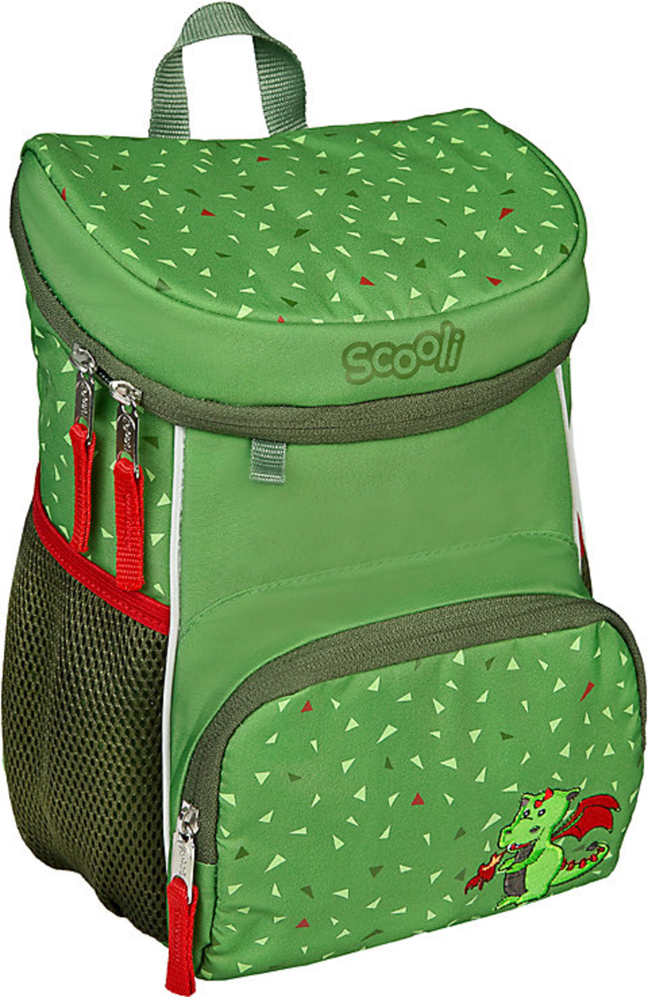 SCOOLI Backpack 'Mini-Me Rosie Rabbit' in Green