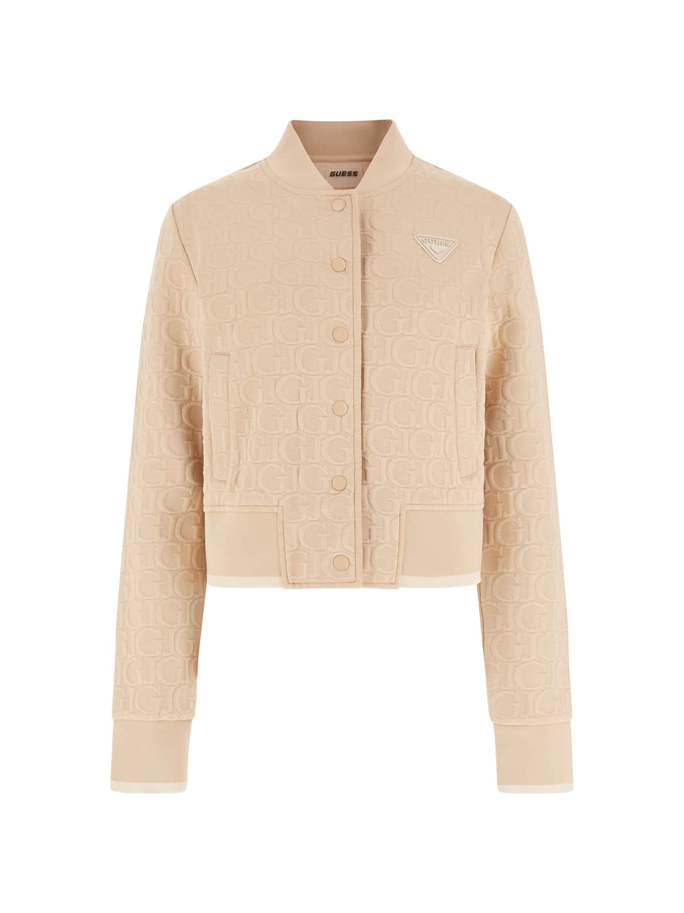 GUESS Sweatshirt in Beige: front