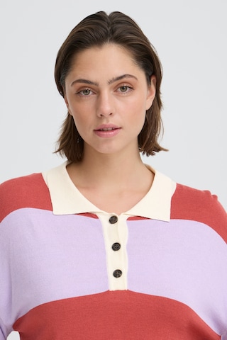 ICHI Pullover 'IHBOSTON' in Lila