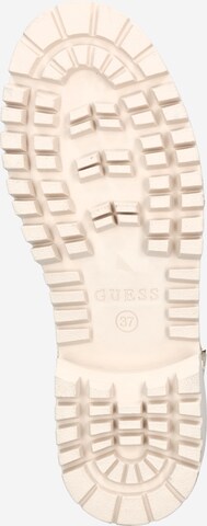 Stivale stringato 'ORISS' di GUESS in beige