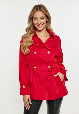 faina Prehodna jakna | rdeča barva: sprednja stran