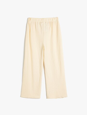 Koton Wide leg Broek in Beige