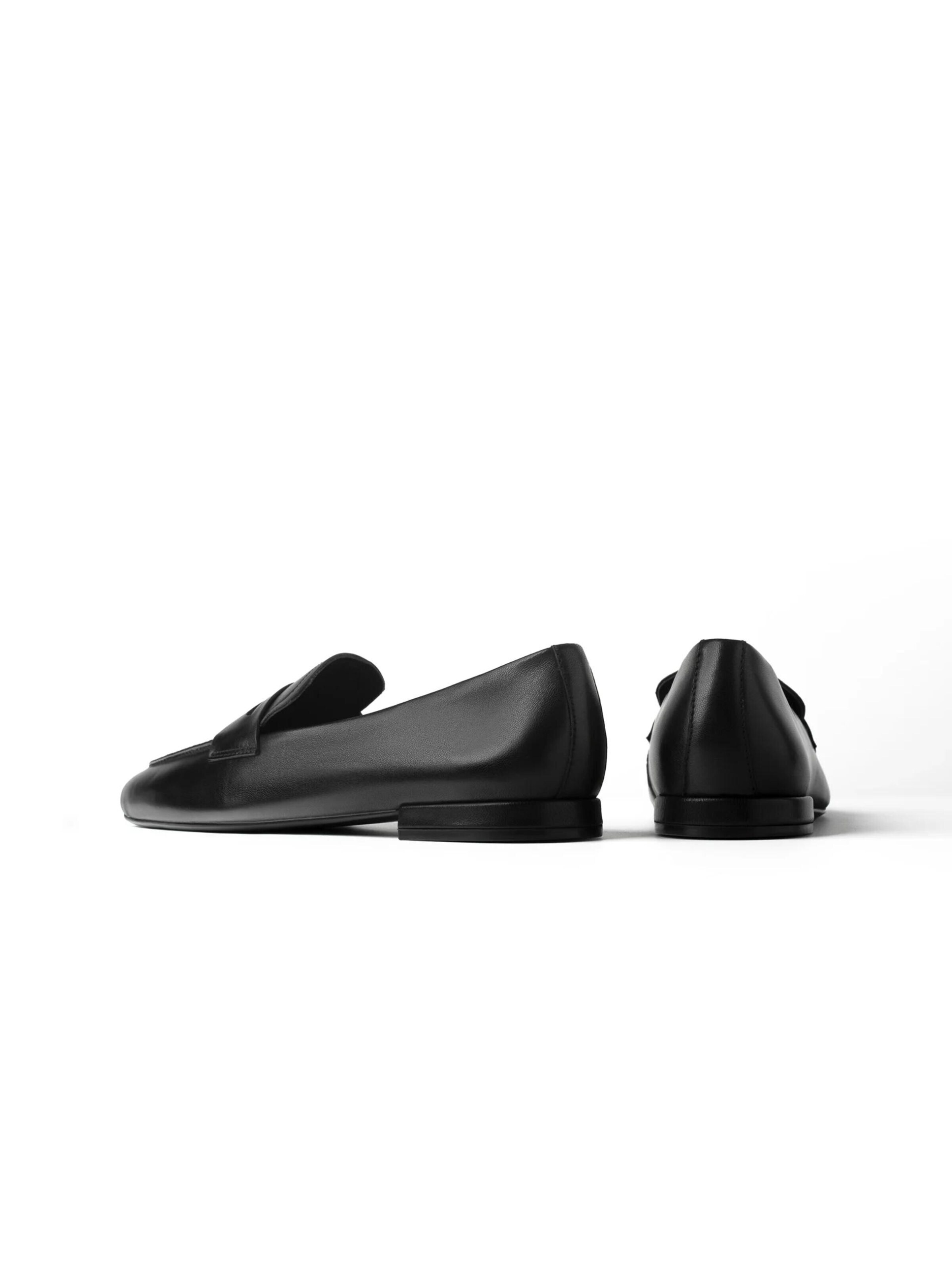L37 HANDMADE SHOES Mokassin 'QUIET WINTER MORNING' i sort