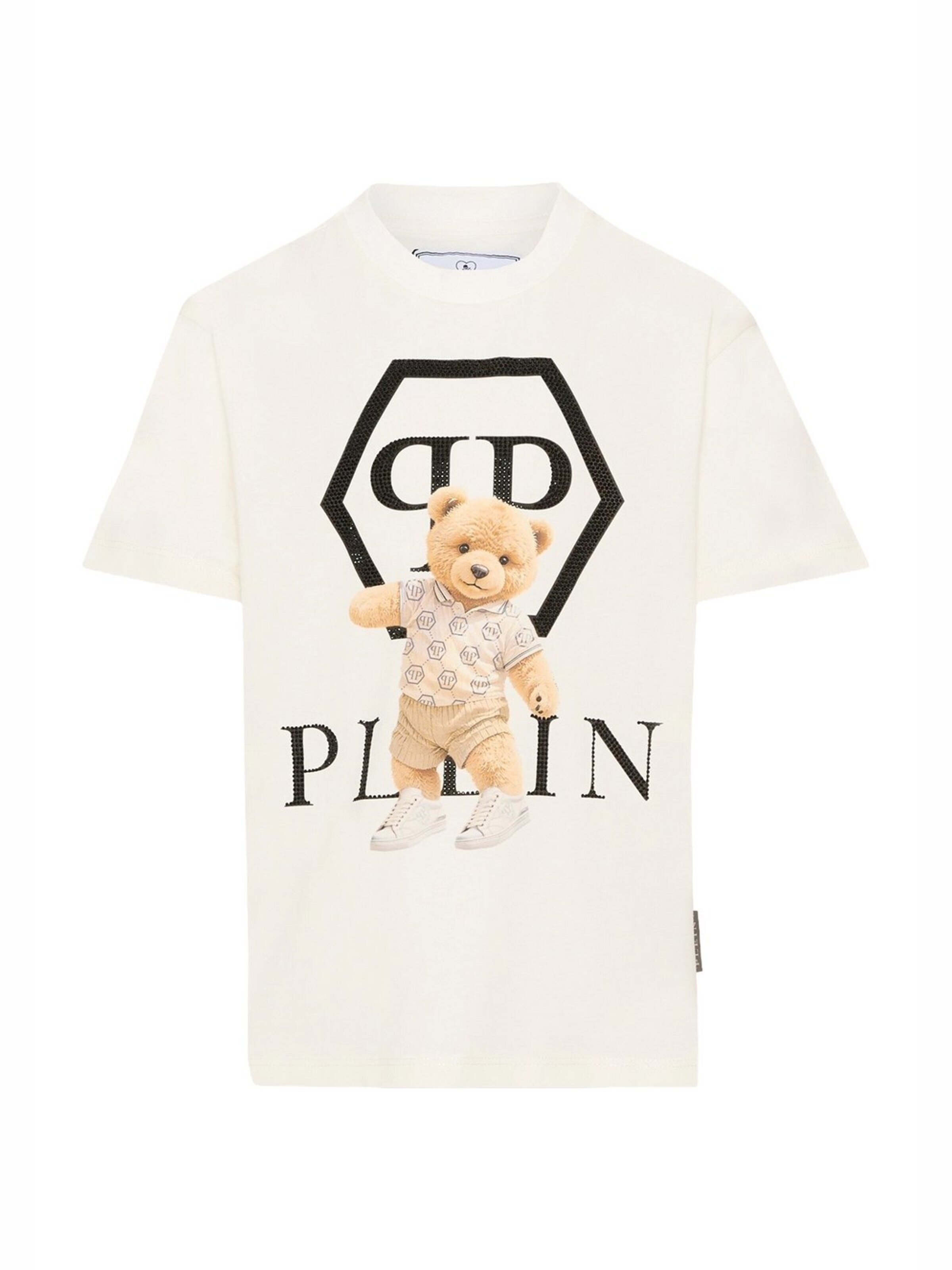 Philipp PleinMajica 'T-shirt bianca per bambina' - bijela boja: prednji dio