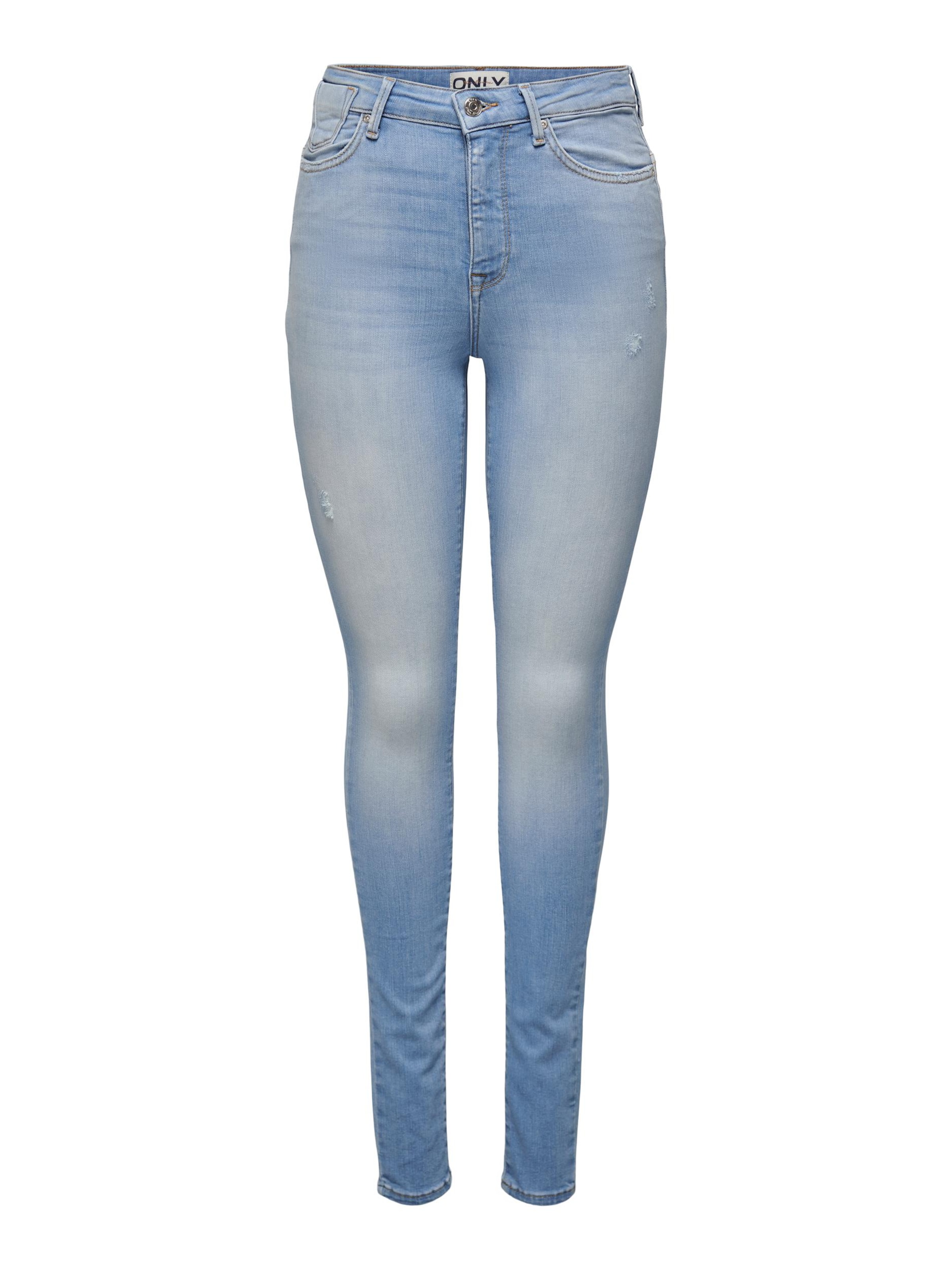 ONLY Скинни Джинсы 'FOREVER' в Синий: спереди