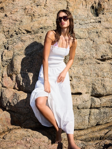 Bershka Summer Dress in White