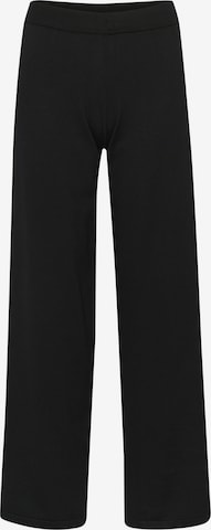 SAINT TROPEZ Wide leg Trousers 'Mila' in Black: front
