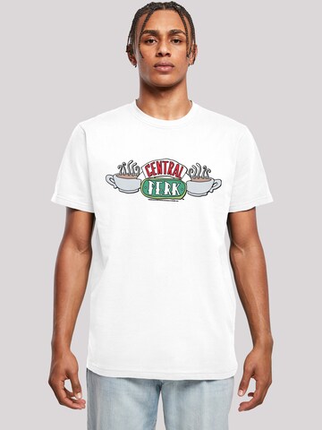 F4NT4STIC T-Shirt 'Friends Central Perk Sketch' in Weiß: Vorderseite