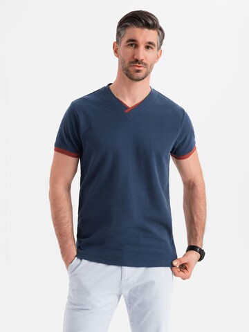 T-Shirt Ombre en bleu : devant