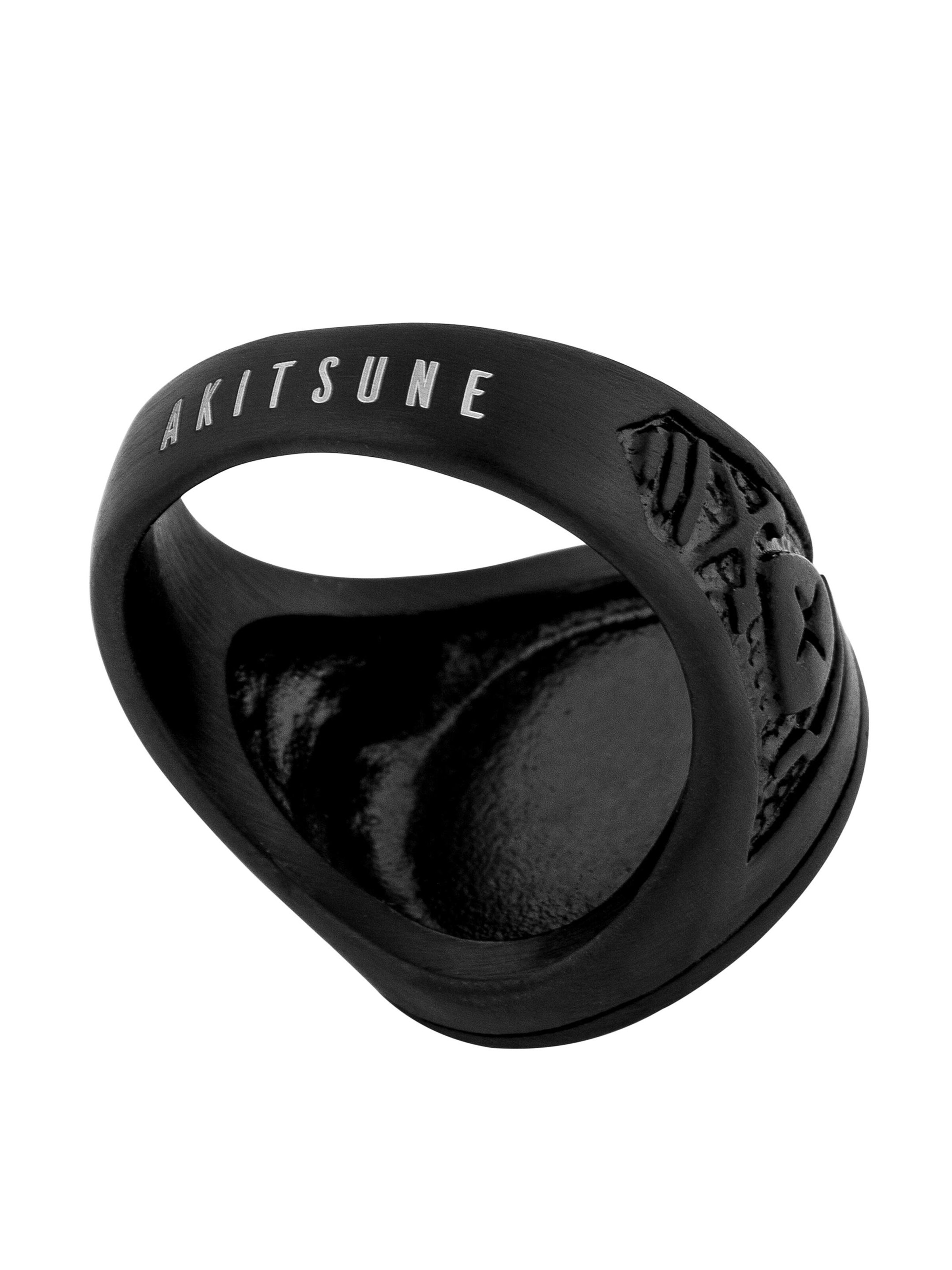 Akitsune Ring 'Mortis' in Black