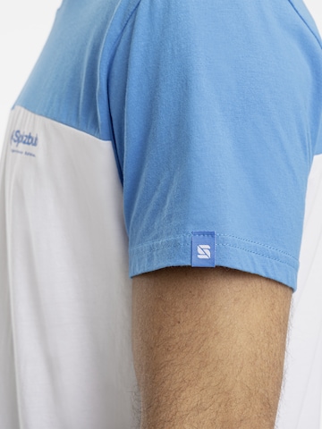 T-Shirt ' Half Sports ' SPITZBUB en bleu