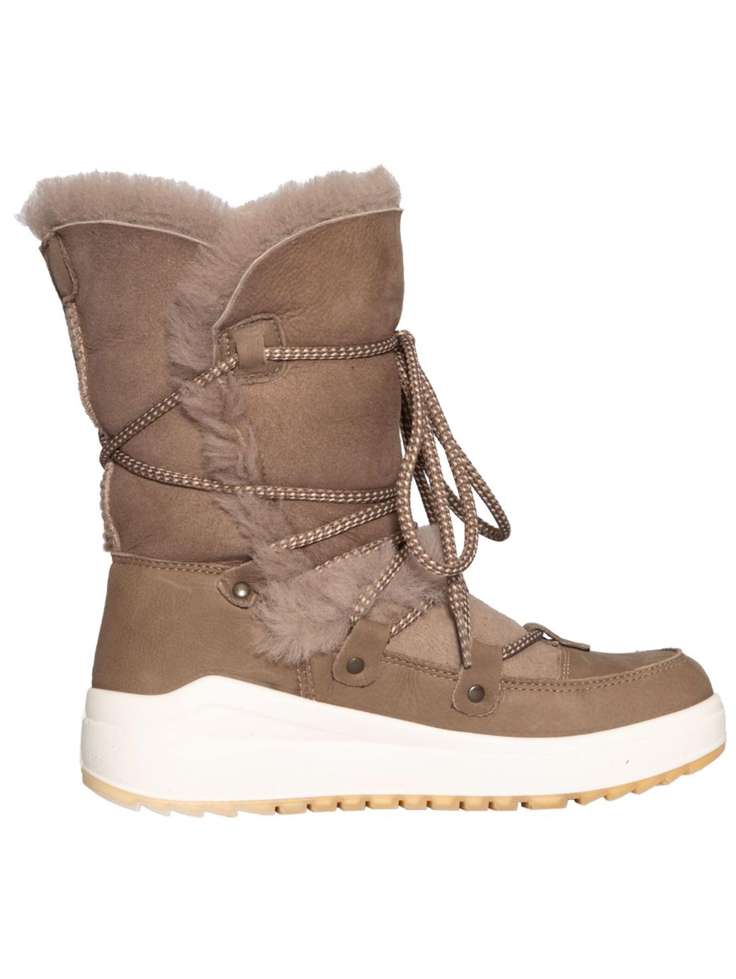 SKOGAN Snow boots in Brown: side