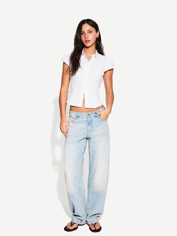 Bershka Blouse in White